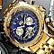 Mens Golden Automatic Mechanical Wrist Watch Day Date Month Relojes With Gift Box (MG. ORKINA)